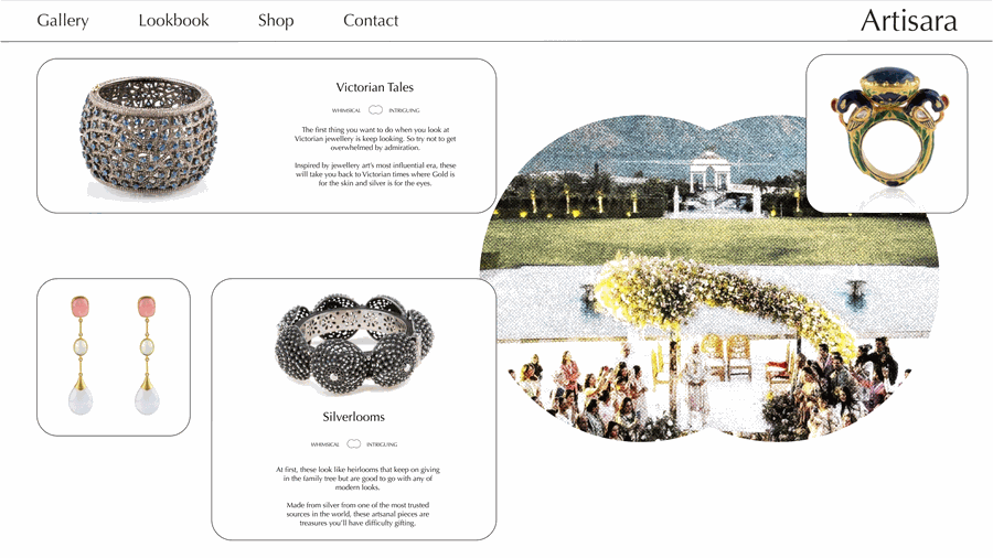 Artisara gallery brand identity