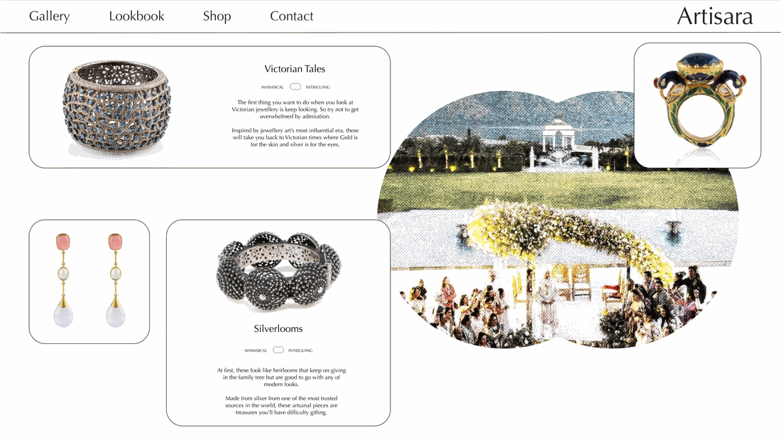 Artisara gallery brand identity