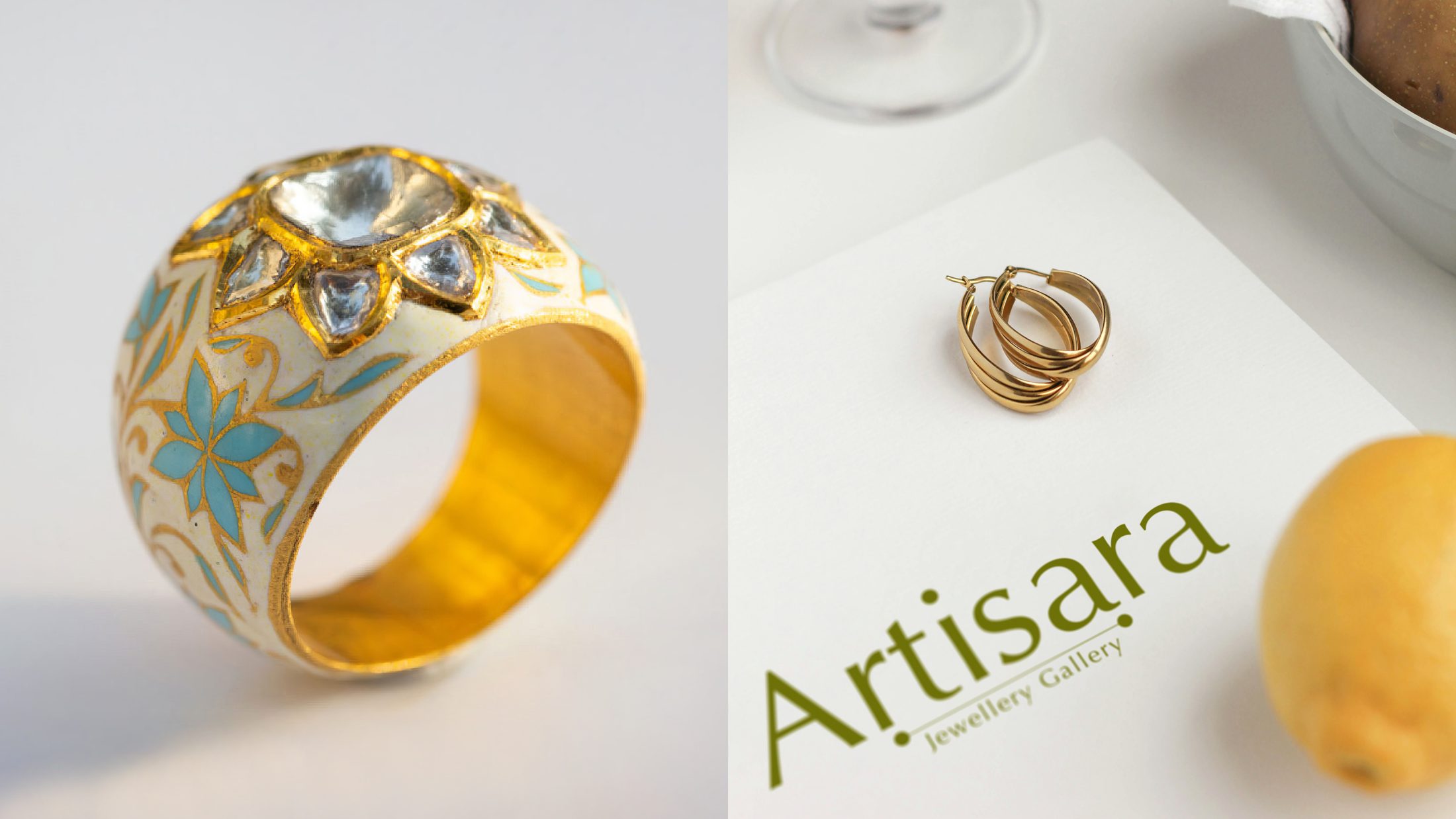 Artisara gallery brand identity